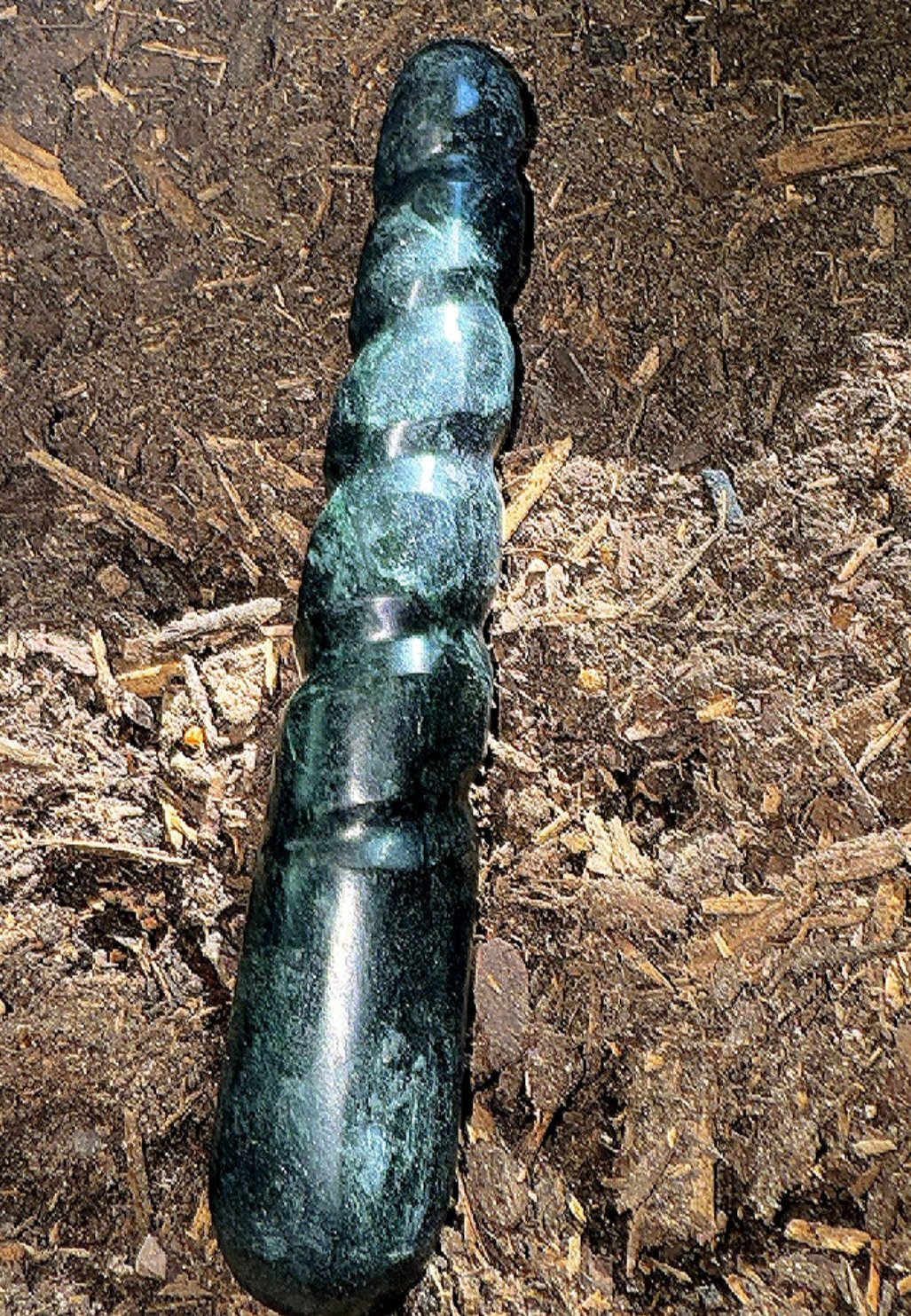 Twist Guatemala Jade Nephrite Wand.